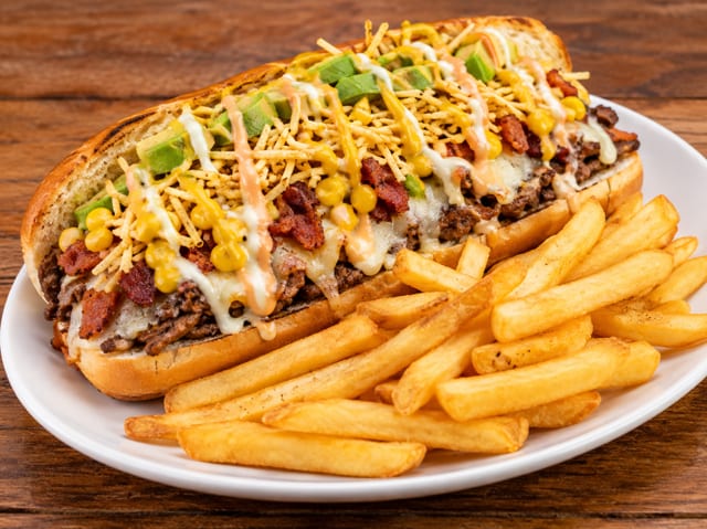 Pepito (Steak or Chicken Sandwich).