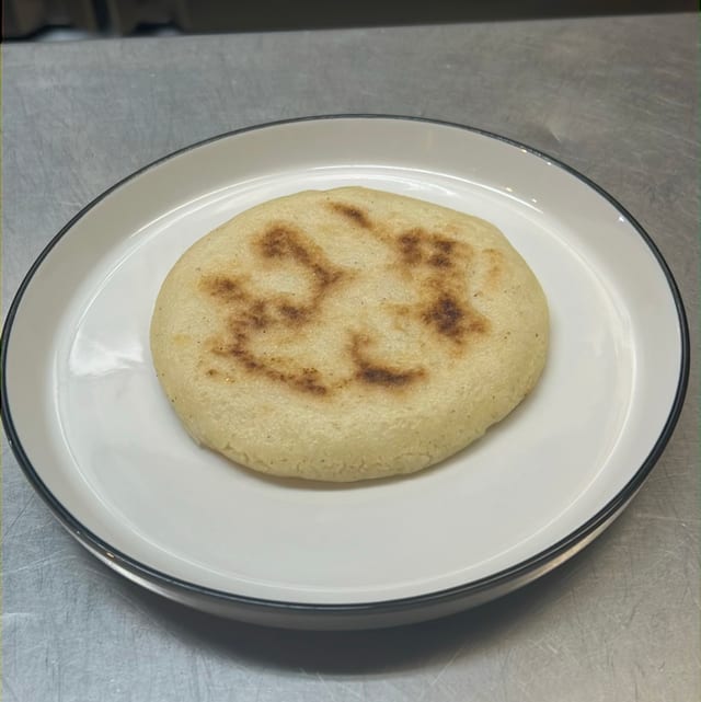 Arepa (Cornmeal Flatbread).