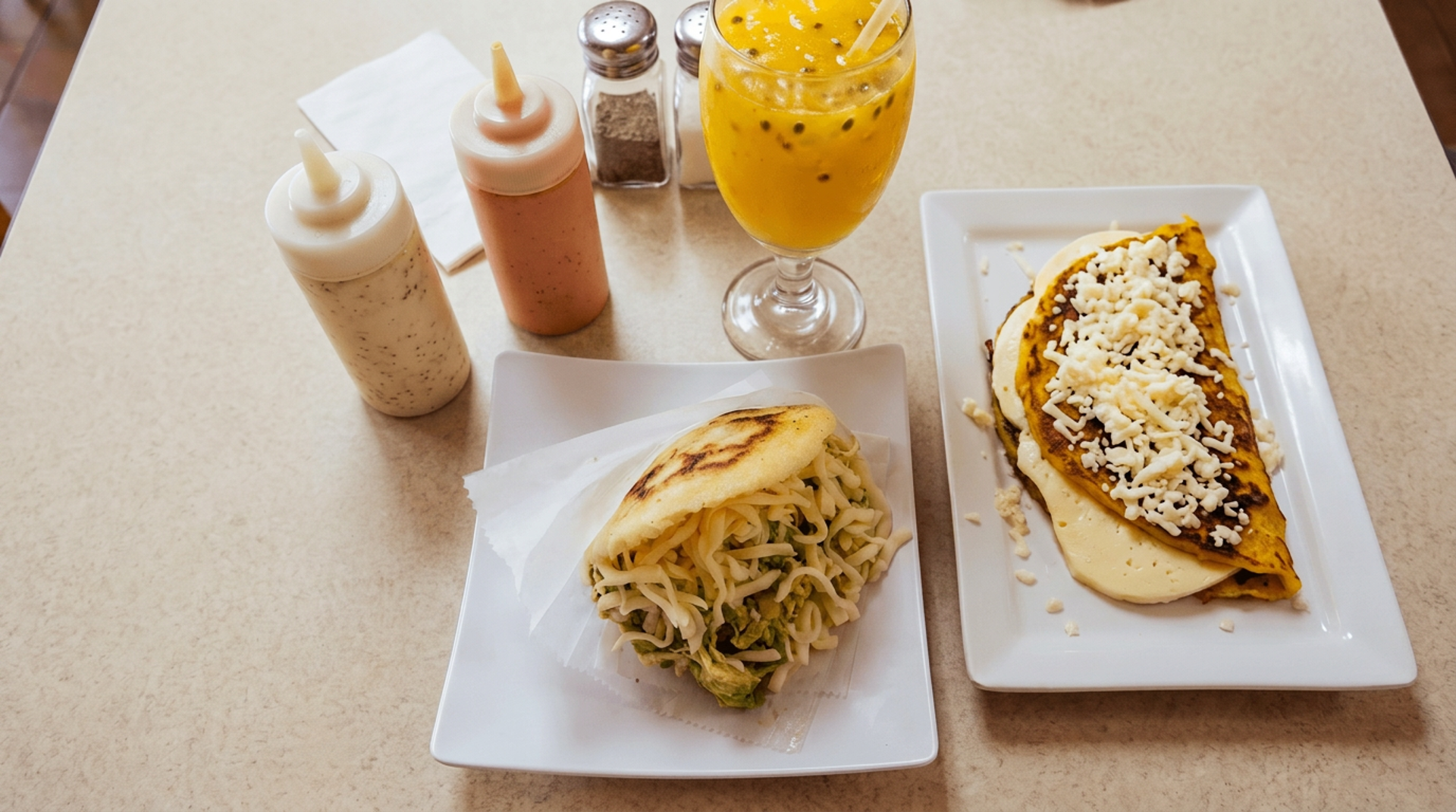 Arepas, cachapas and empanadas