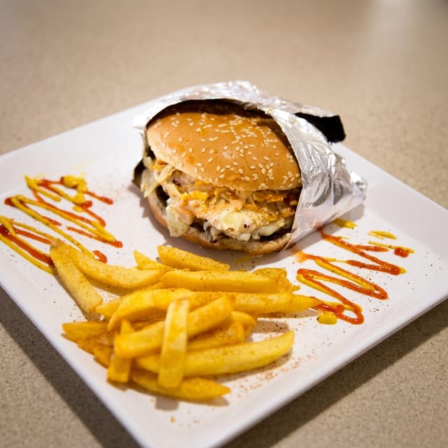 Hamburguesa Pachanga (Pachanga Burger).