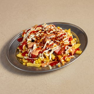 Salchipapas (loaded french FF)